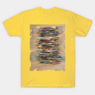 Abstract old colourful paper T-Shirt